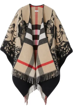 Burberry Cape en laine Equestrian Knight