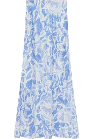 Stella McCartney Jupe longue à imprimé graphique
