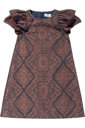 Etro Robe à motif damas en jacquard