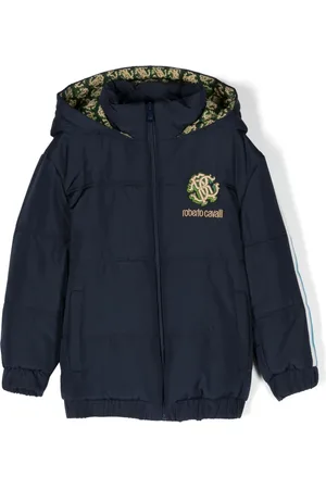 Roberto Cavalli Veste à logo brodé