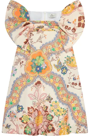 Etro Robe en coton à fleurs