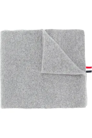 Thom Browne écharpe en cachemire à bandes contrastantes