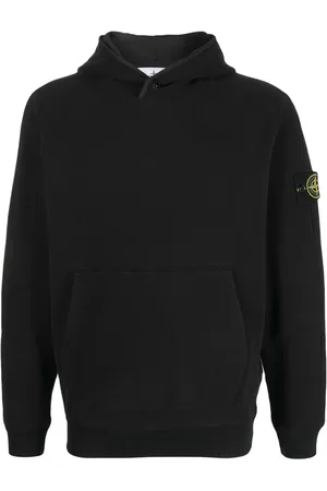 Stone Island Hoodie en coton à patch Compass
