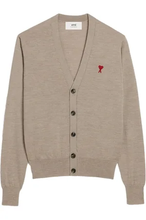 Ami Cardigan à logo brodé