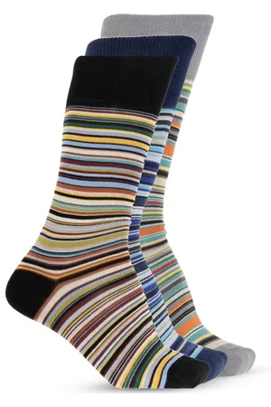 Paul Smith Lot de trois paires de chaussettes à rayures