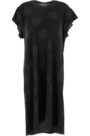 UMA WANG Robe mi-longue à pois