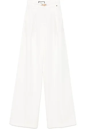 NISSA Pantalon à détails plissés