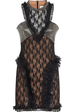 Self-Portrait Robe courte Lace Crystal