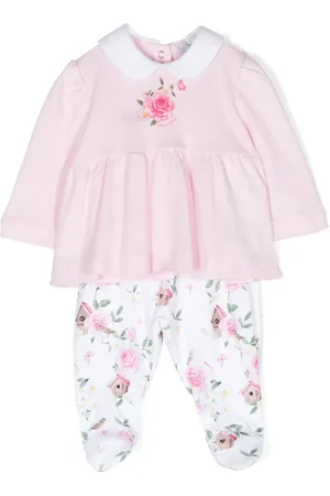 MONNALISA Trousseau de naissance en coton à fleurs