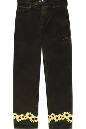 SAINTWOODS Pantalon à bords fleuris