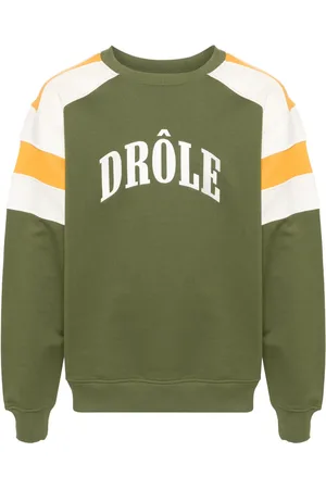 Drôle de Monsieur Sweat en coton à logo brodé