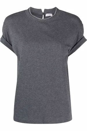 Brunello Cucinelli T-shirt à ornements Monili