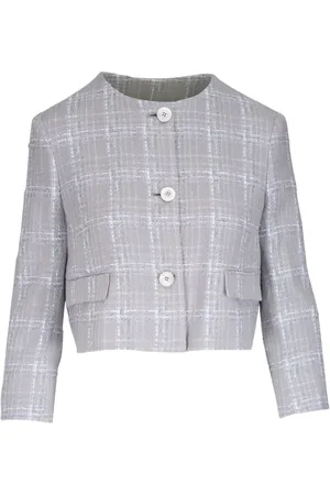 Kiton Veste à carreaux