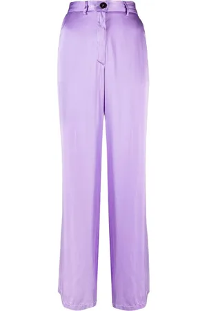 FORTE FORTE Pantalon en soie à coupe ample