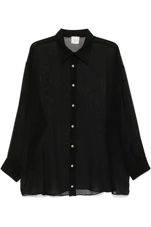 ALYSI Chemise à ourlet asymétrique