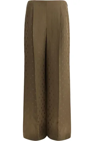 Fendi Pantalon à fleurs en jacquard