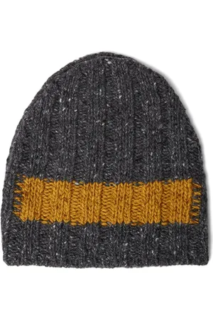 Plan C Bonnet en maille à design nervuré