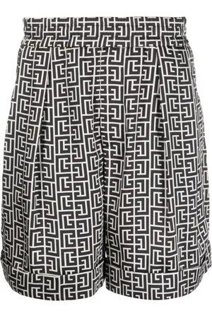 Balmain Bermuda à motif monogrammé