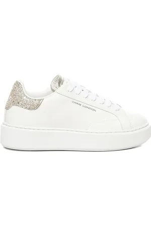 Crime london Baskets en cuir à logo embossé