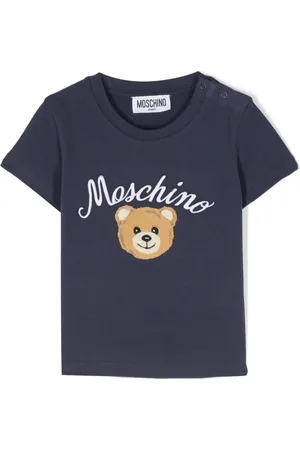 Moschino T-shirt en coton à logo brodé