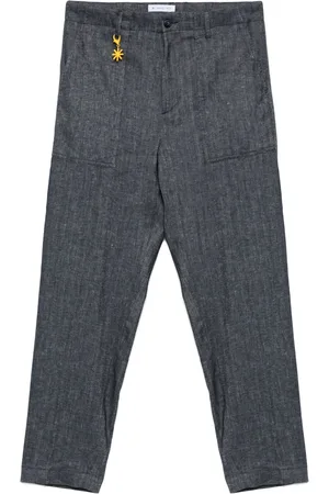 Manuel Ritz Pantalon cargo à logo appliqué