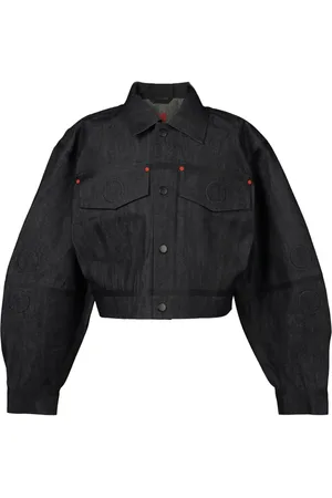 WALTER VAN BEIRENDONCK Veste en jean embossée