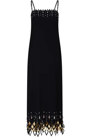 Paco rabanne Robe mi-longue à breloques