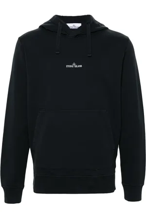 Stone Island Hoodie en coton à logo imprimé