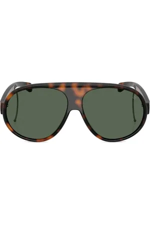 Moncler Lunettes de soleil à monture pilote