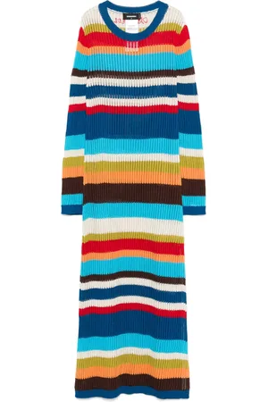 Dsquared2 Robe en maille à coupe longue