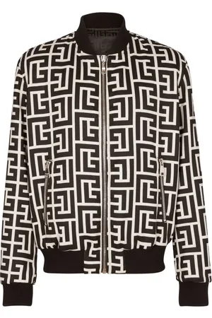 Balmain Veste bomber à design réversible