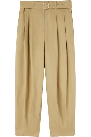 Jil Sander Pantalon ample à taille ceinturée