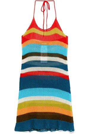 Dsquared2 Robe en maille à coupe courte