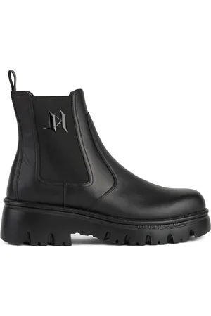 Karl Lagerfeld Bottines Kombat en cuir