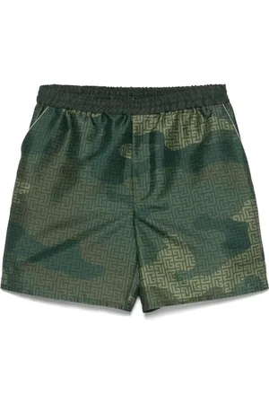 Balmain Short à imprimé monogrammé