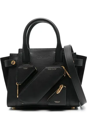 OFF-WHITE Petit sac à main City en cuir