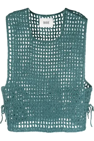 BODE Débardeur en crochet à détail noué