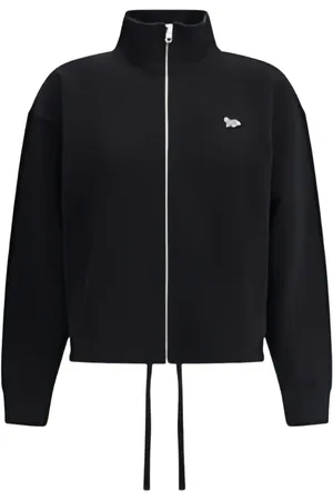 Maison Kitsuné Sweat zippé à patch logo