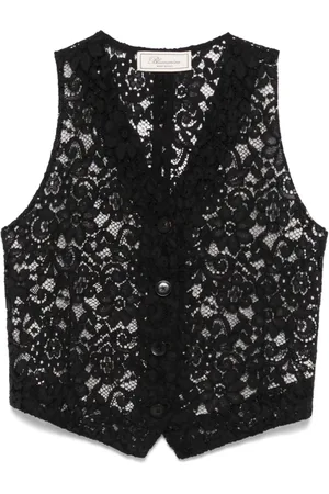 BLUMARINE Veston à fleurs en dentelle