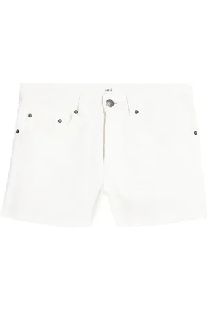 Ami Short en jean à coupe droite