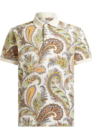 Etro Polo en coton à imprimé cachemire