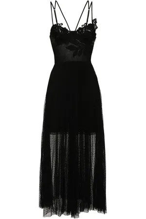 Ermanno Firenze Robe mi-longue à design sans manches