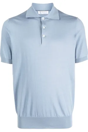 Brunello Cucinelli Polo en coton à manches courtes