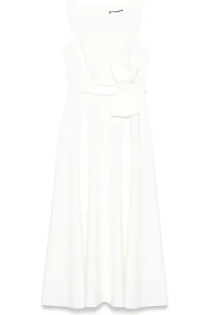 NISSA Robe longue en crêpe