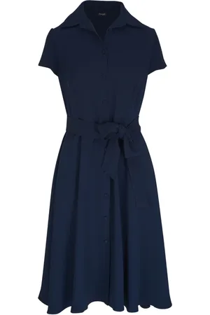 Kiton Robe mi-longue à taille nouée