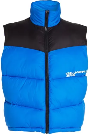 Karl Lagerfeld Veste matelassée à logo imprimé