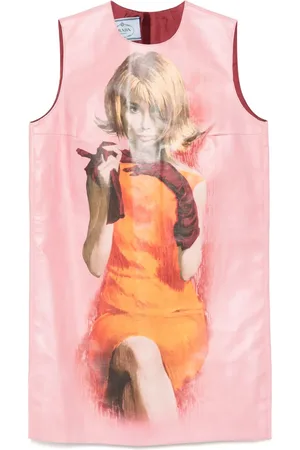 Prada Robe courte Poster Girl