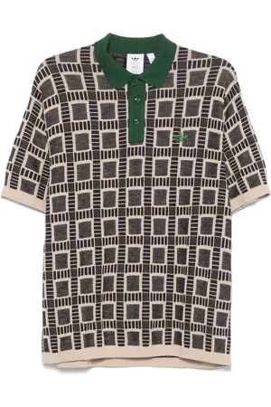 adidas X Brain Dead polo à motif en jacquard