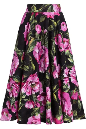 Dolce & Gabbana Jupe mi-longue à fleurs