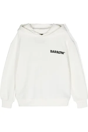 BARROW Hoodie en coton à logo imprimé